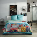 Parure Housse de Couette Tokyo Bleu - Today Java