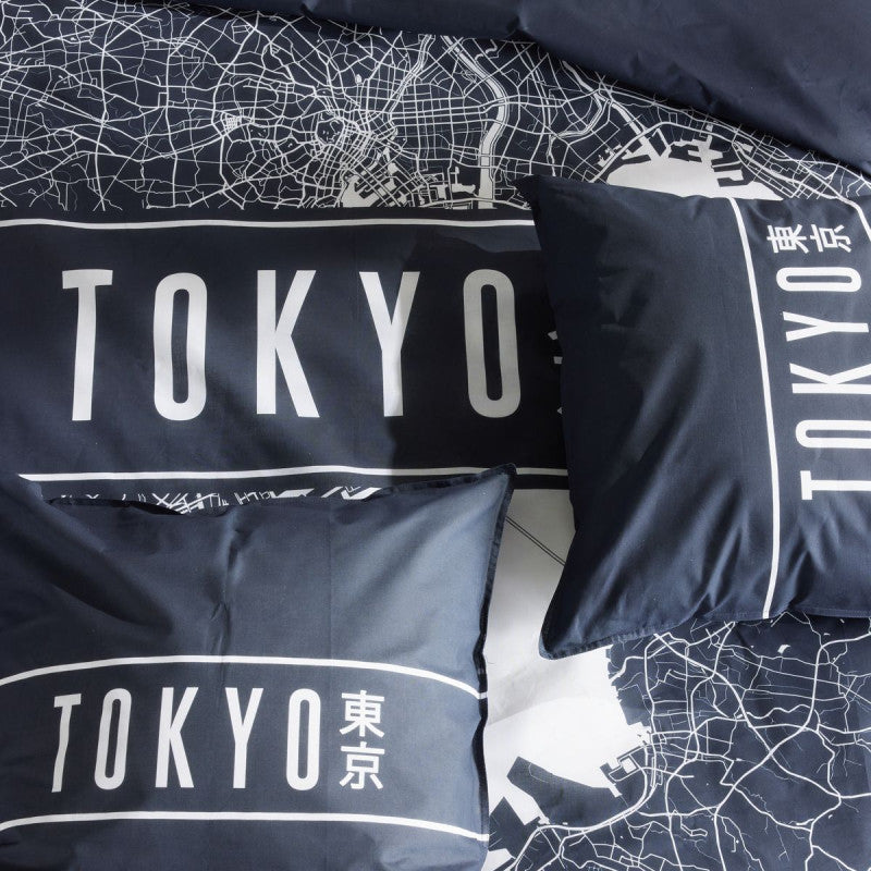 Parure Housse de Couette Tokyo Plan - Today Java