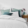 Parure de Lit Coton Lavé Linette 240x220 | Douceur d'Intérieur