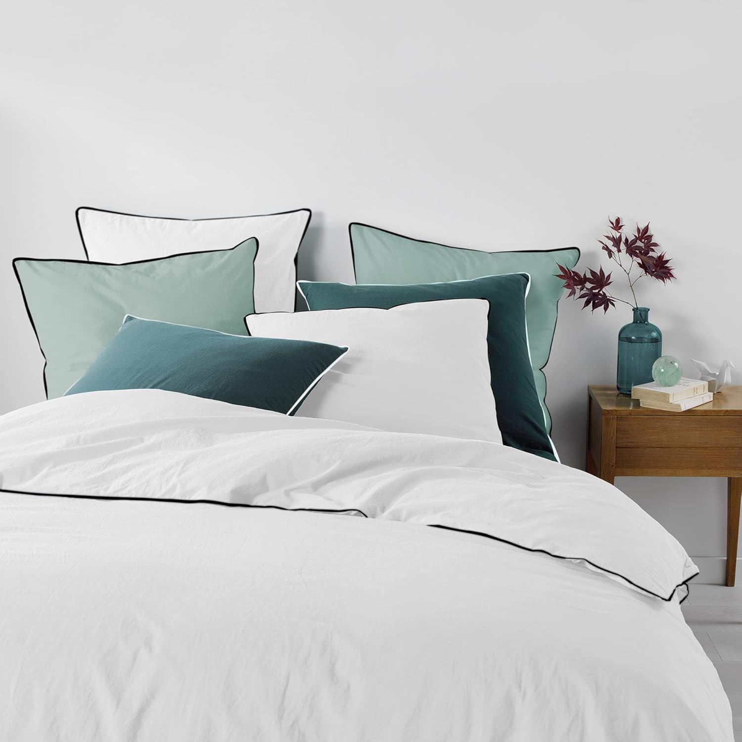 Parure de Lit Coton Lavé Linette 240x220 | Douceur d'Intérieur