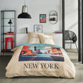 Parure Housse de Couette New York Beige - Today Java