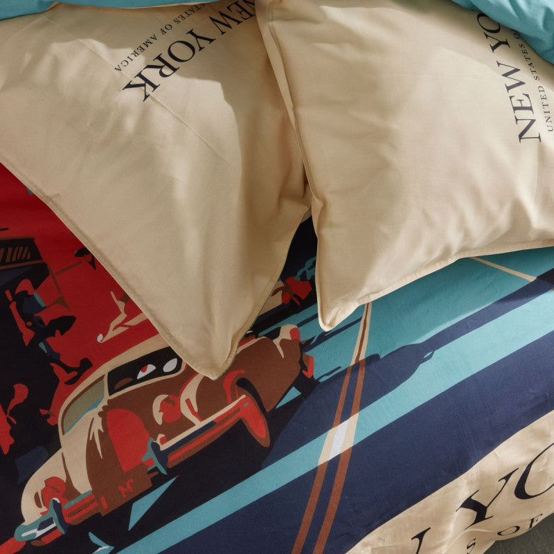 Parure Housse de Couette New York Beige - Today Java